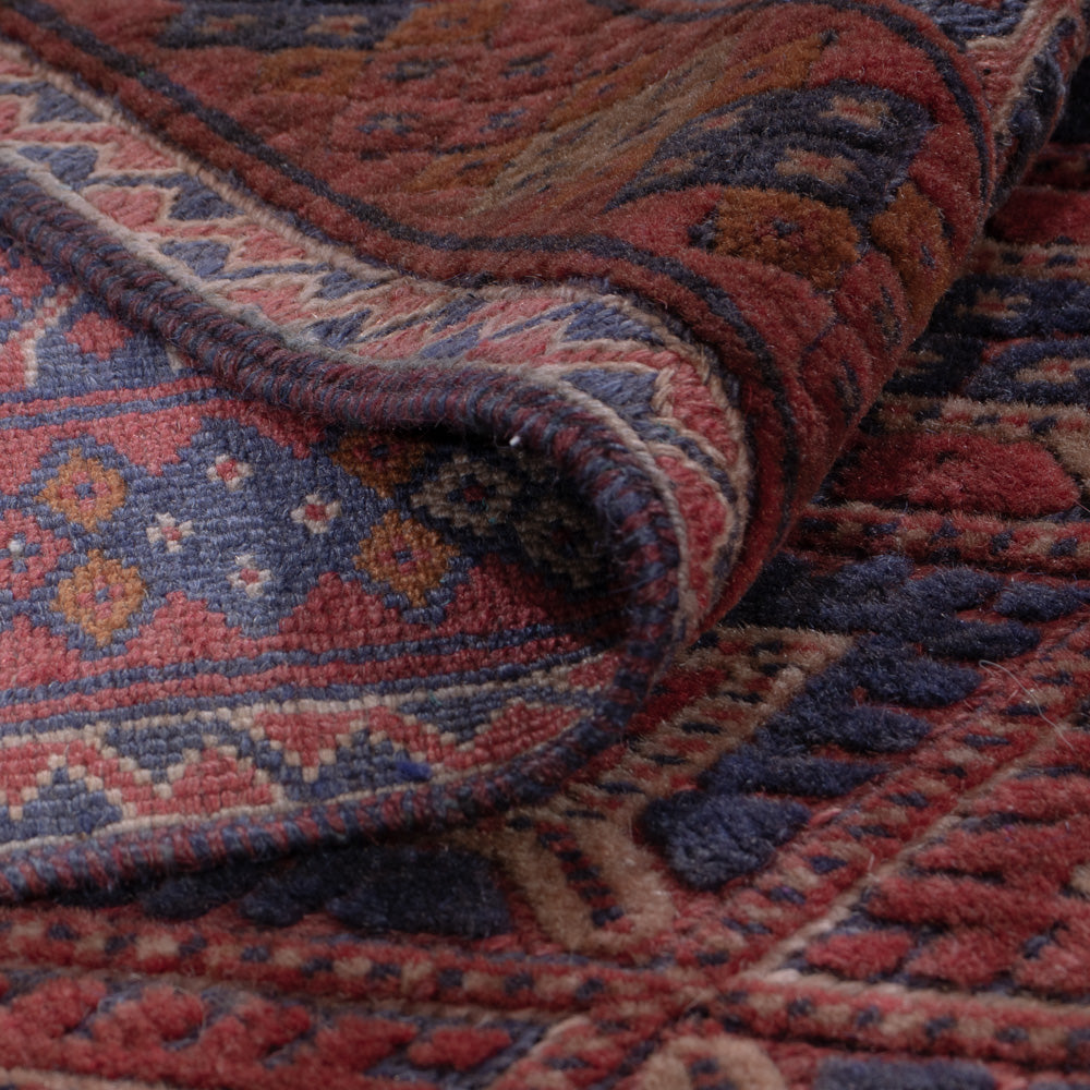 Kelim Rug - Oriental - 203 x 157 cm - dark red