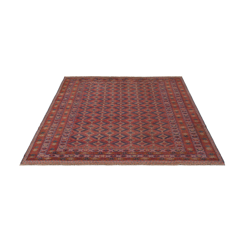 Kelim Rug - Oriental - 203 x 157 cm - dark red
