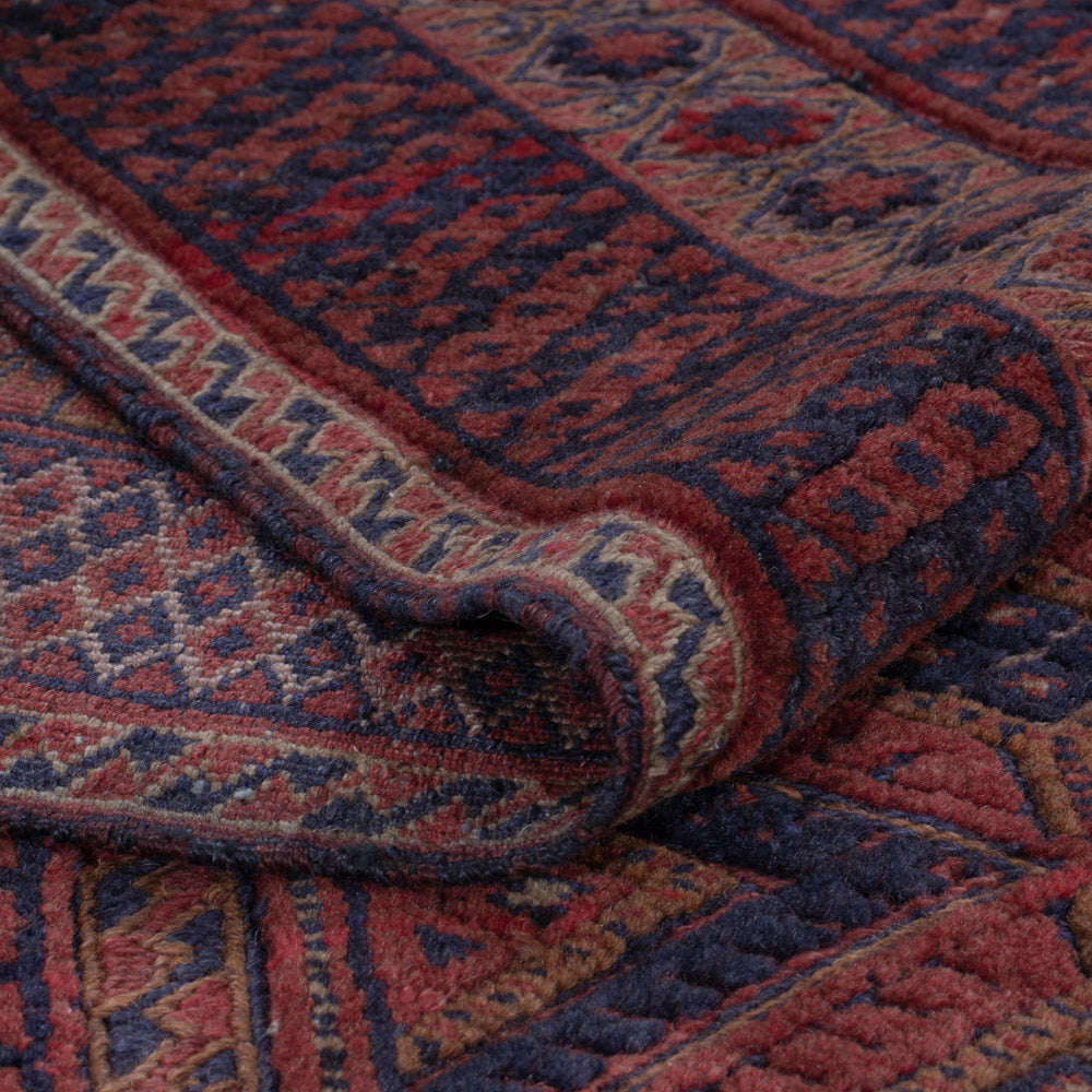 Kelim Rug - Oriental - 202 x 152 cm - dark red