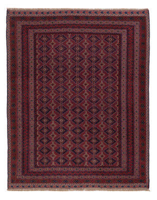 Kelim Rug - Oriental - 190 x 151 cm - dark red