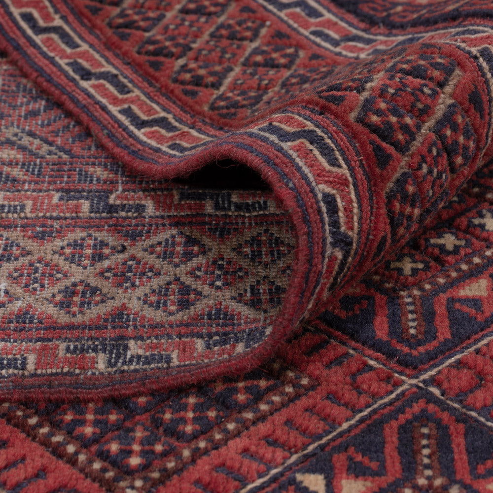 Kelim Rug - Oriental - 195 x 145 cm - dark red