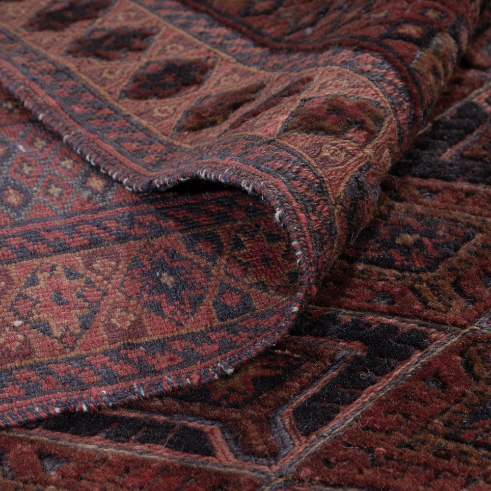 Kelim Rug - Oriental - 203 x 163 cm - dark red