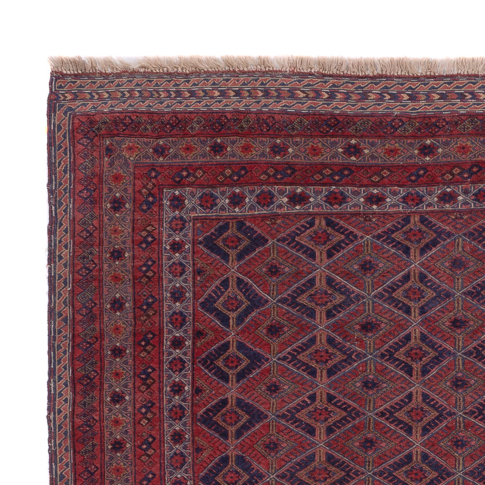 Kelim Rug - Oriental - 195 x 159 cm - dark red