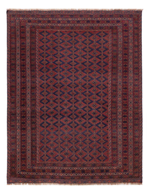 Kelim Rug - Oriental - 193 x 146 cm - dark red