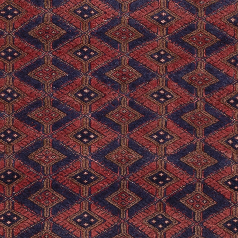 Kelim Rug - Oriental - 193 x 146 cm - dark red