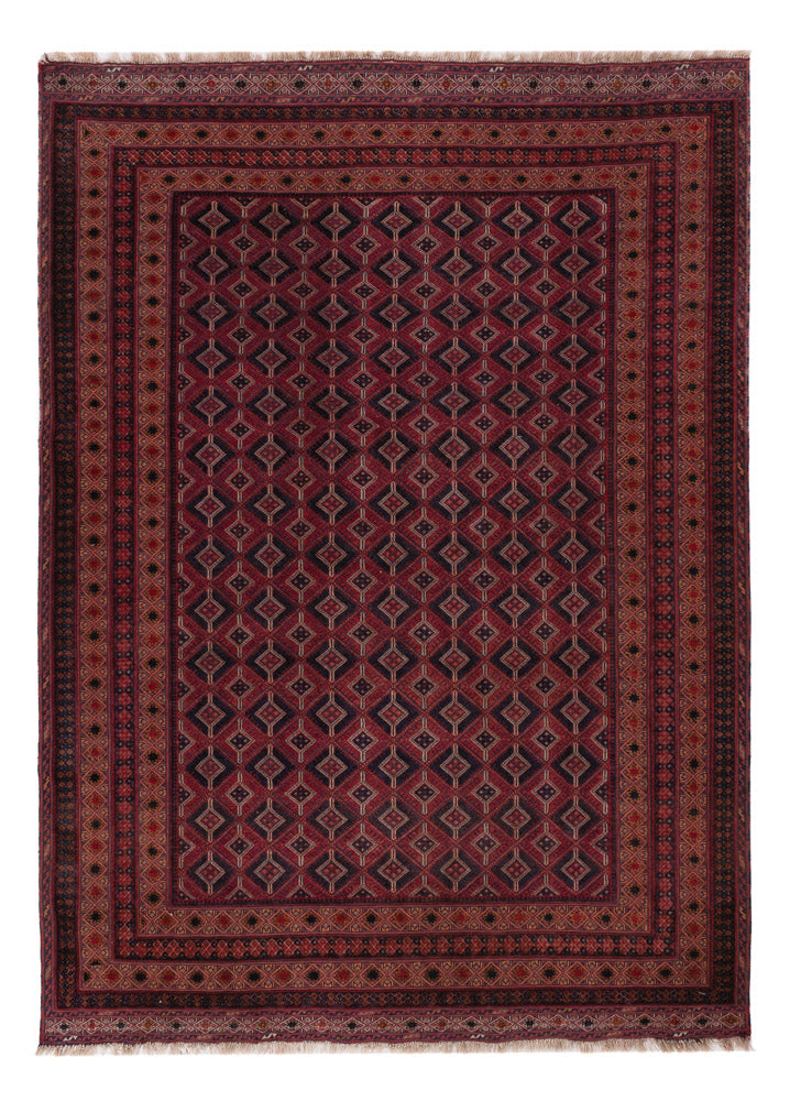 Kelim Rug - Oriental - 213 x 150 cm - dark red