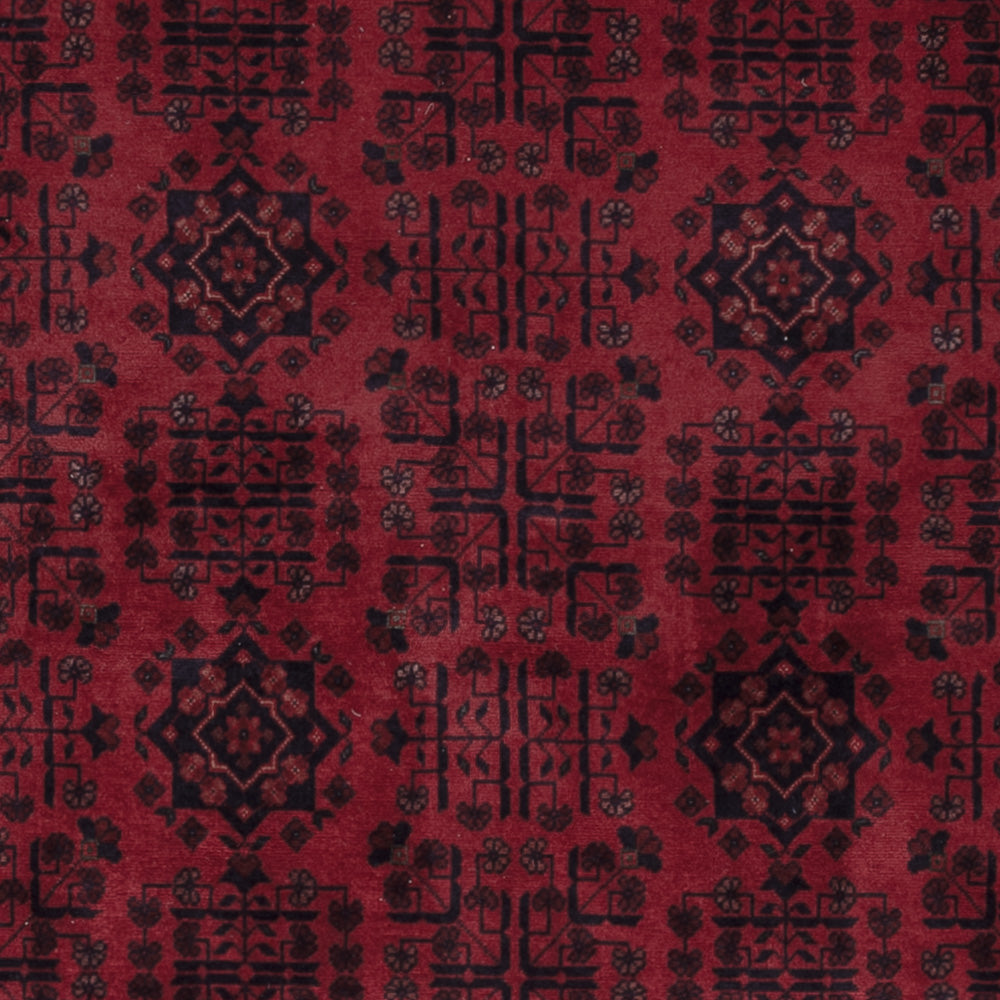 Afghan Rug - Royal - 290 x 198 cm - dark red