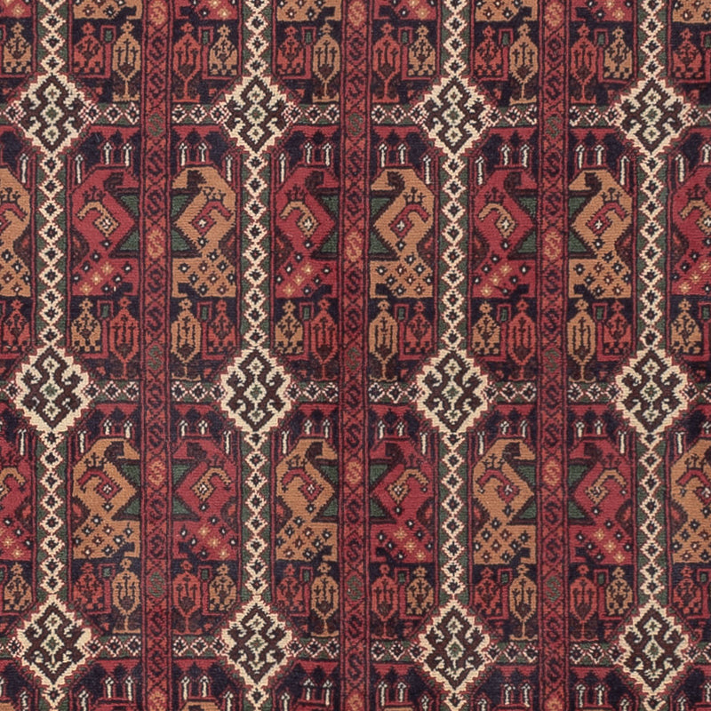 Afghan Rug - Royal - 288 x 194 cm - dark red