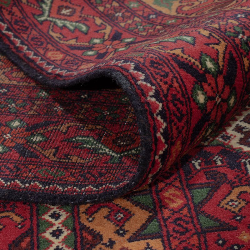 Afghan Rug - Royal - 288 x 194 cm - dark red