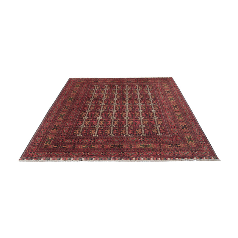 Afghan Rug - Royal - 288 x 194 cm - dark red