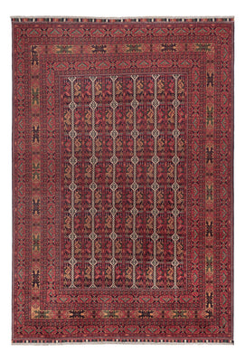Afghan Rug - Royal - 283 x 193 cm - dark red