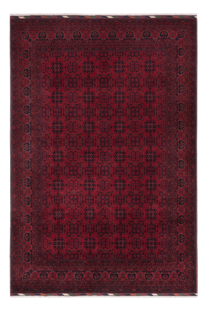 Afghan Rug - Royal - 305 x 206 cm - dark red