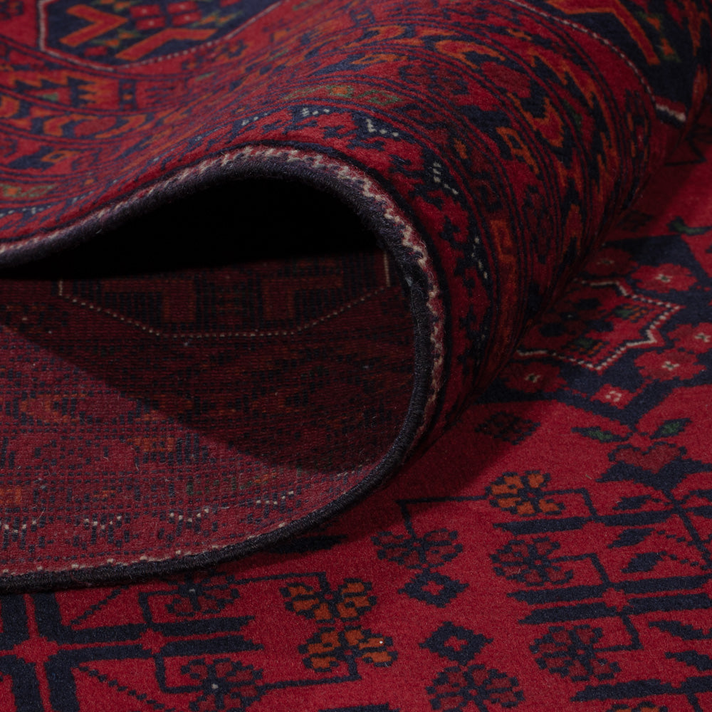 Afghan Rug - Royal - 305 x 206 cm - dark red