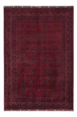 Afghan Rug - Royal - 294 x 202 cm - dark red