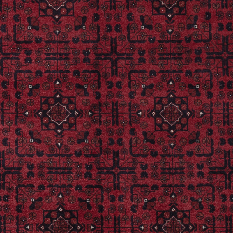 Afghan Rug - Royal - 294 x 202 cm - dark red