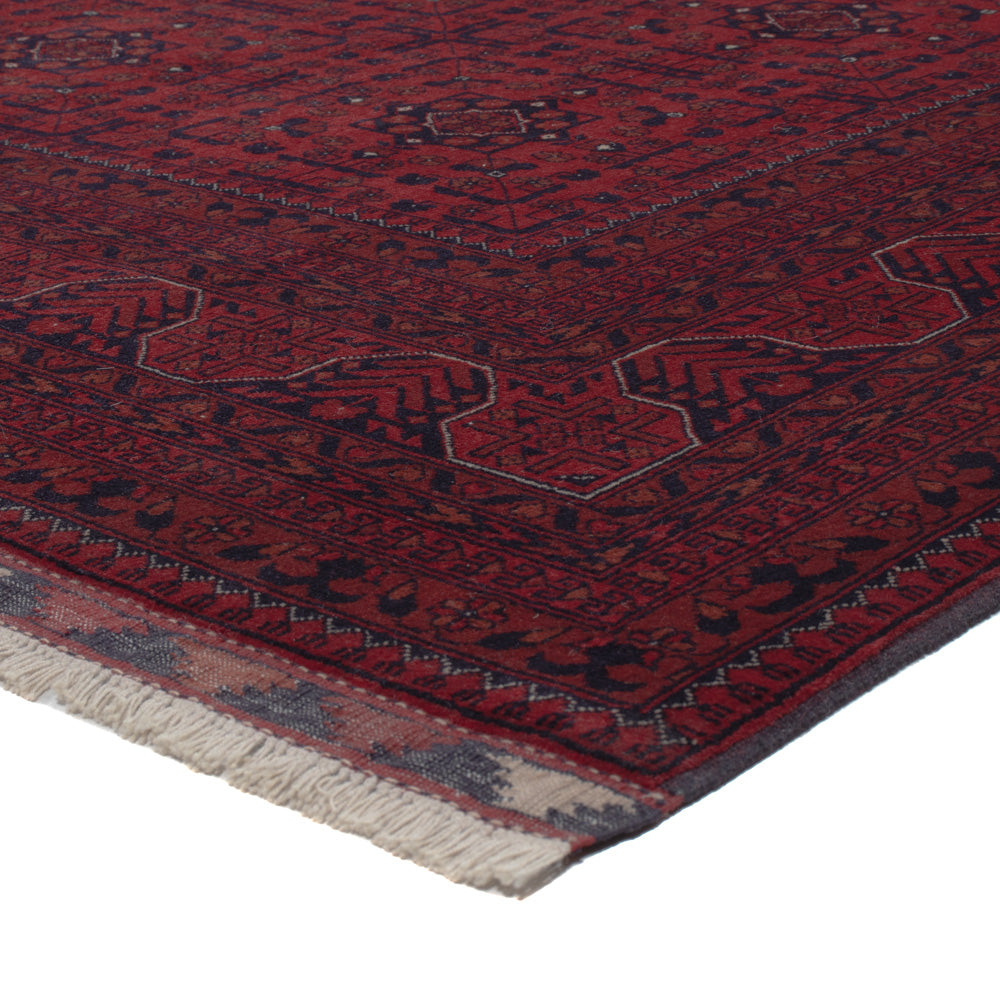 Afghan Rug - Royal - 294 x 202 cm - dark red