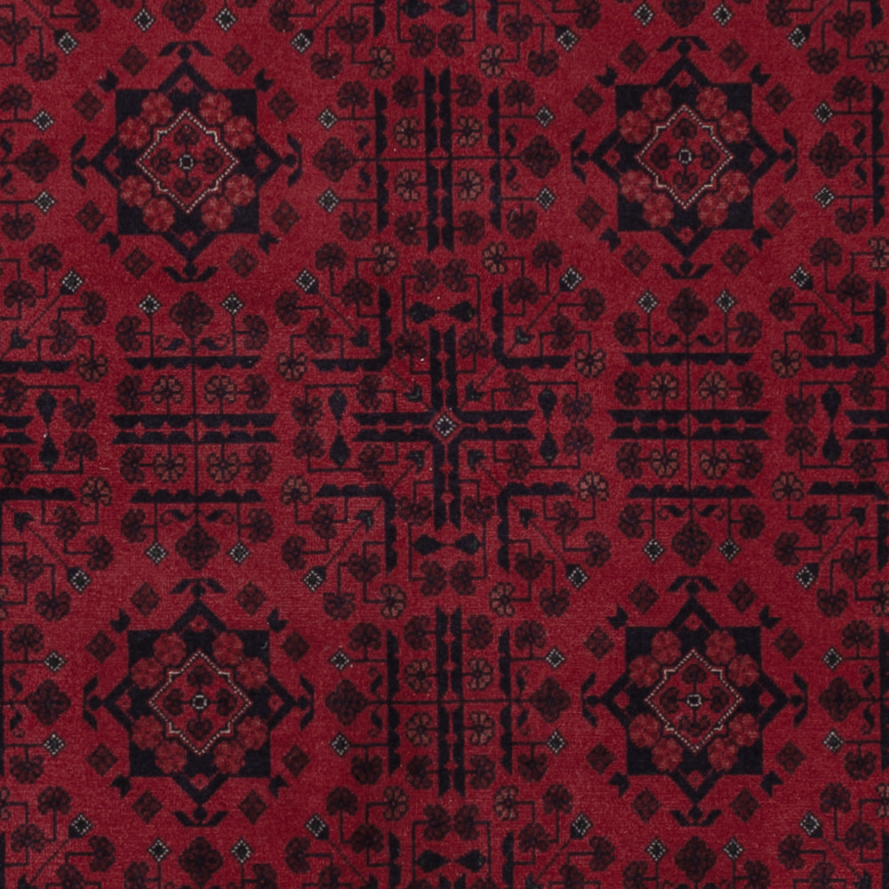 Afghan Rug - Royal - 294 x 206 cm - dark red
