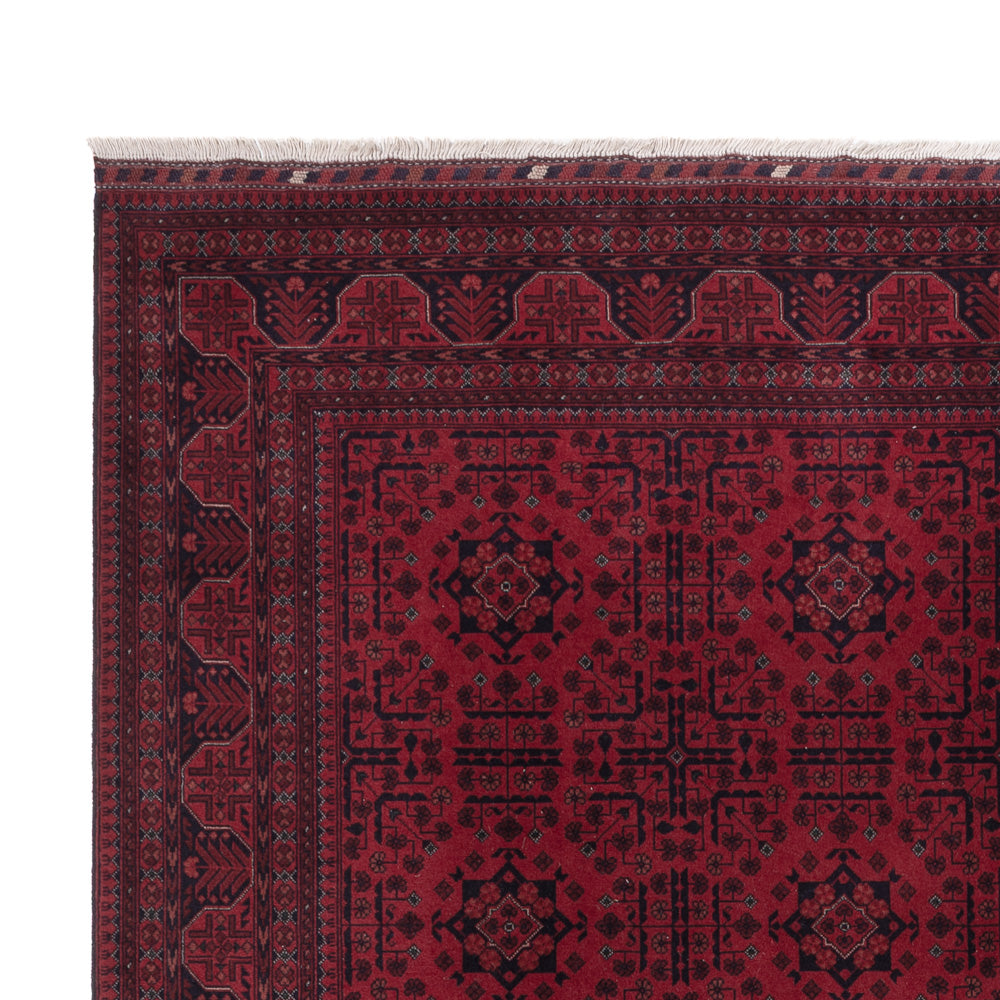 Afghan Rug - Royal - 294 x 206 cm - dark red