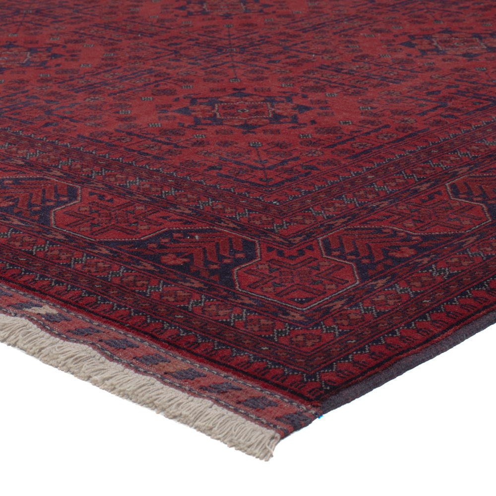 Afghan Rug - Royal - 294 x 206 cm - dark red