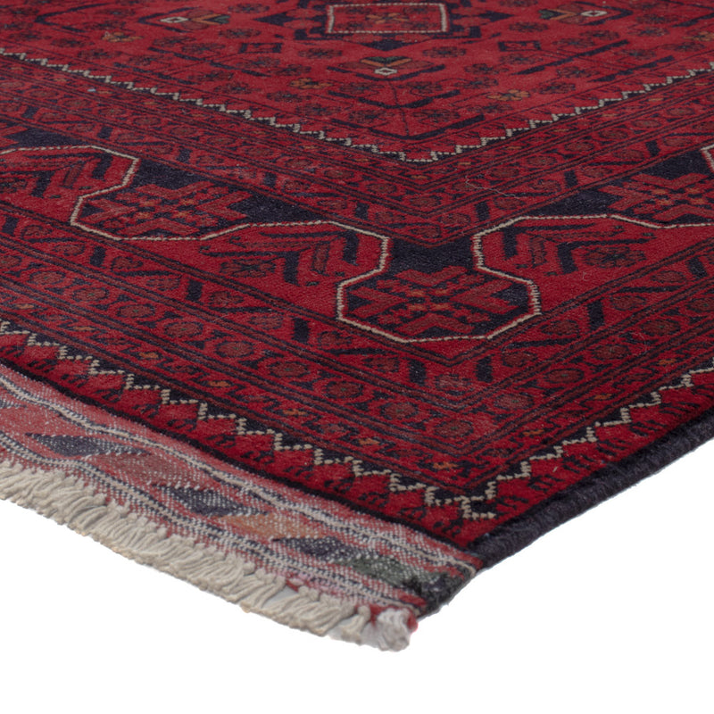 Afghan Rug - Kunduz - 296 x 200 cm - dark red