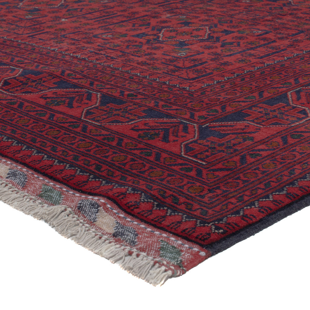 Afghan Rug - Kunduz - 306 x 200 cm - dark red