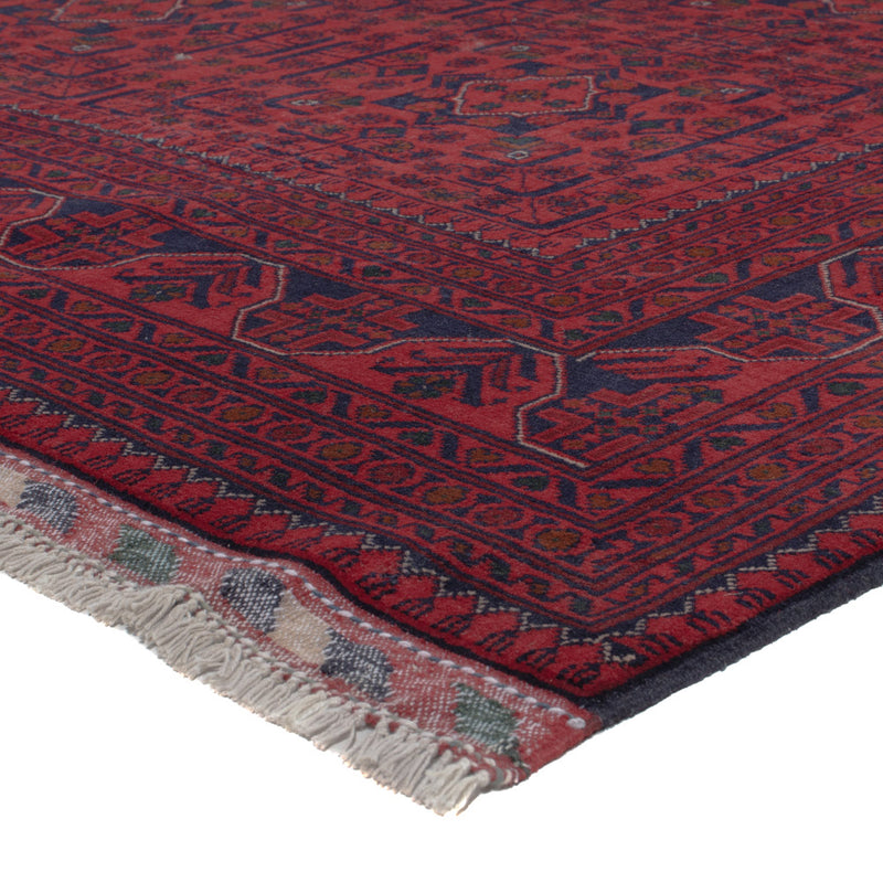 Afghan Rug - Kunduz - 306 x 200 cm - dark red
