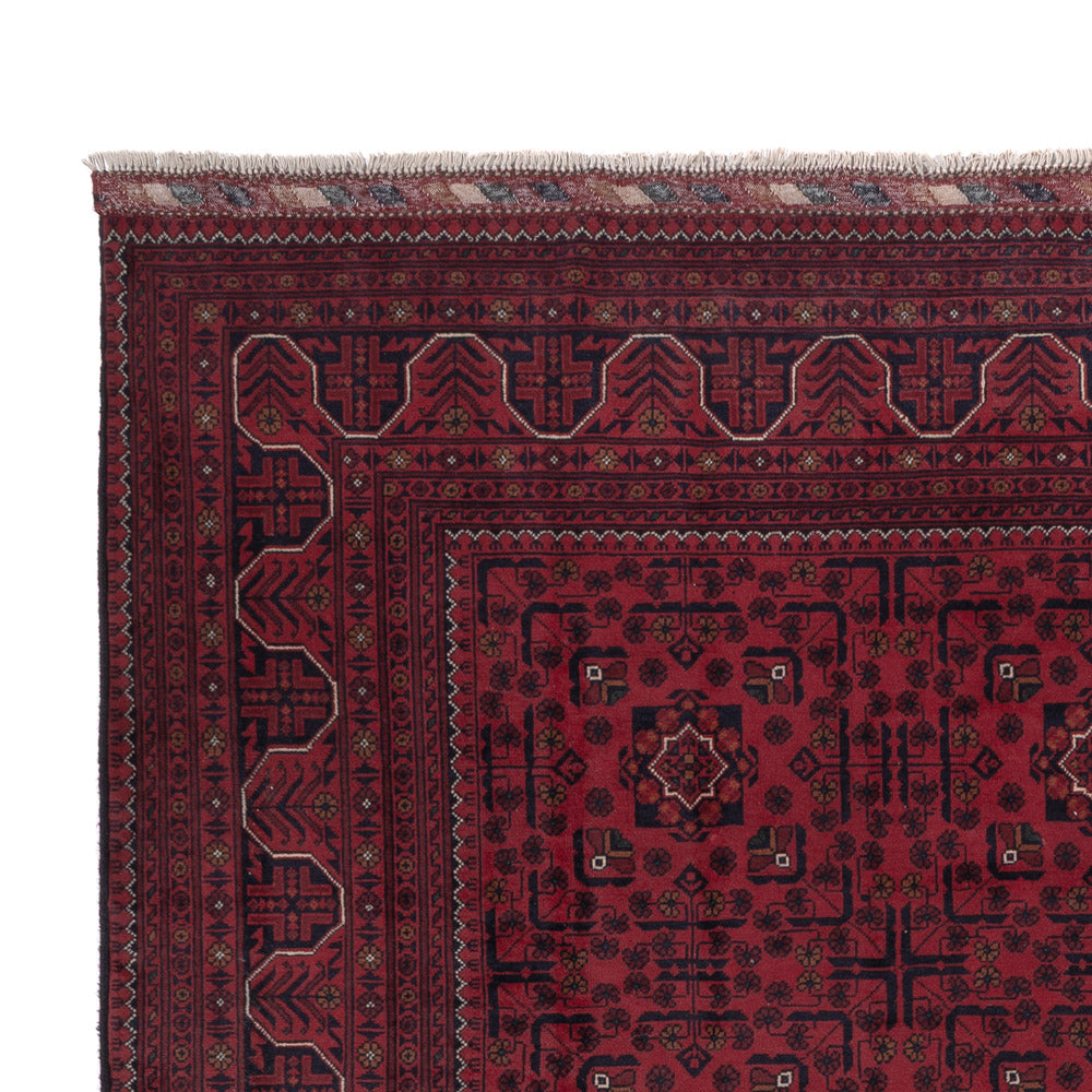 Afghan Rug - Kunduz - 296 x 207 cm - dark red
