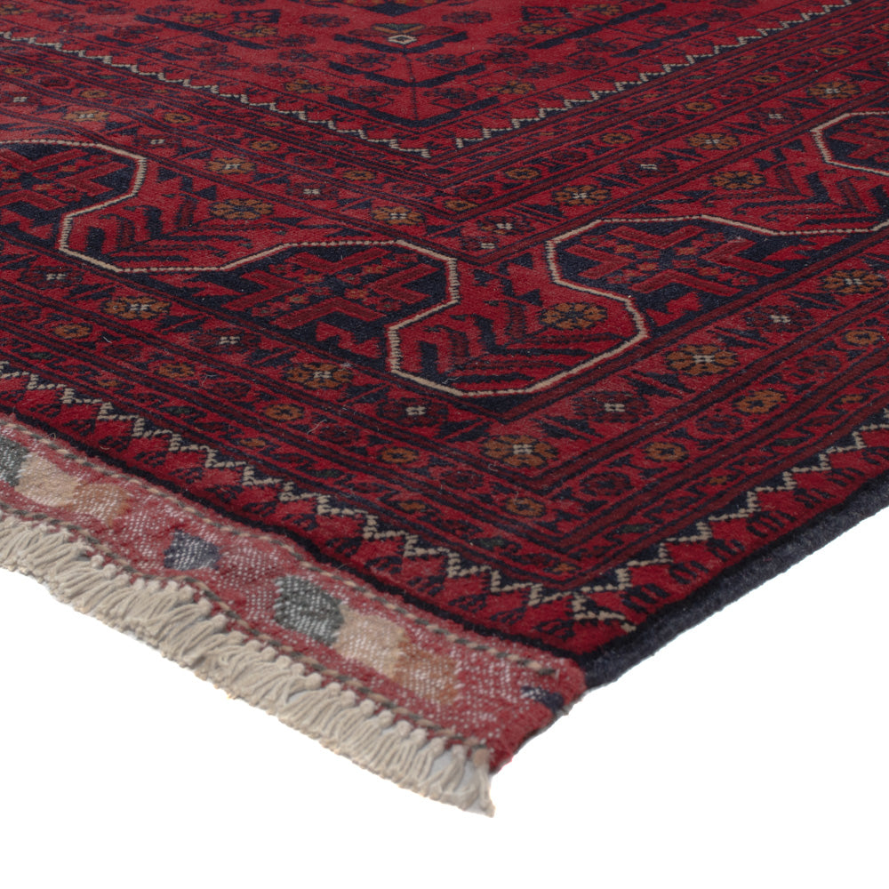 Afghan Rug - Kunduz - 296 x 207 cm - dark red