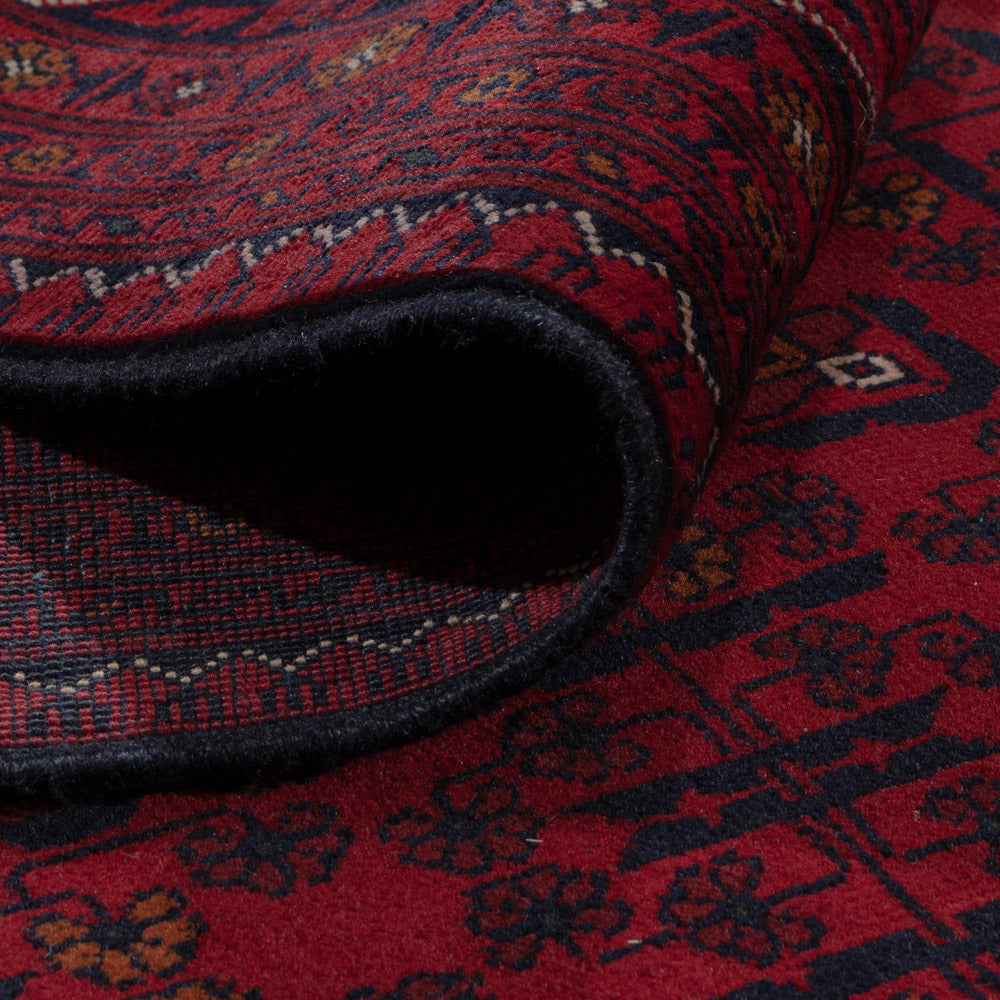Afghan Rug - Kunduz - 296 x 207 cm - dark red