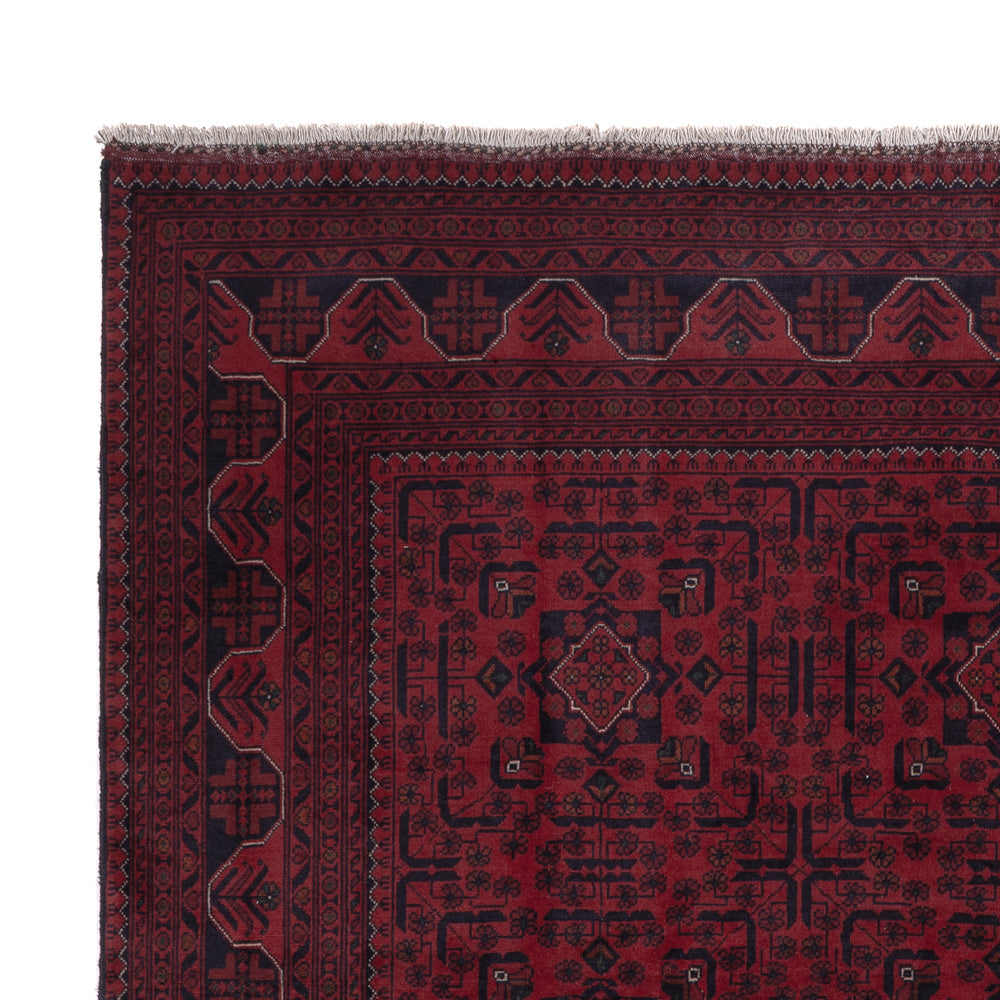 Afghan Rug - Kunduz - 295 x 201 cm - dark red