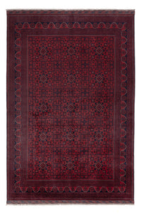 Afghan Rug - Kunduz - 299 x 197 cm - dark red