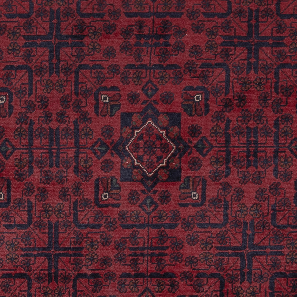 Afghan Rug - Kunduz - 299 x 197 cm - dark red