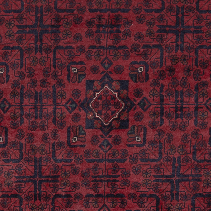 Afghan Rug - Kunduz - 299 x 197 cm - dark red