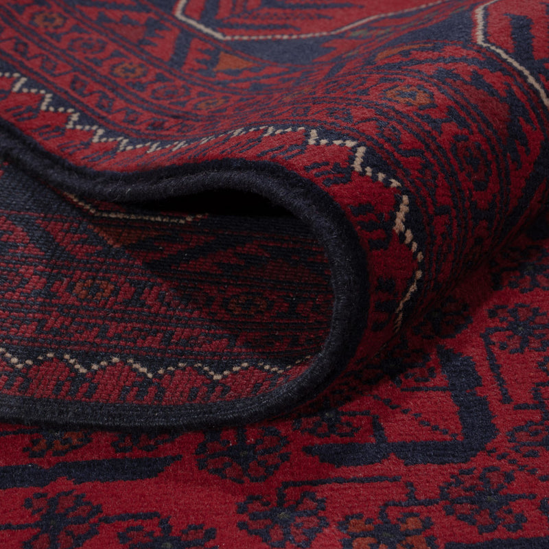 Afghan Rug - Kunduz - 299 x 197 cm - dark red