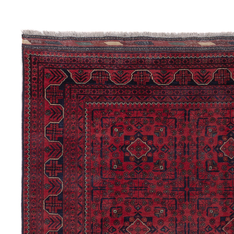 Afghan Rug - Kunduz - 290 x 197 cm - dark red