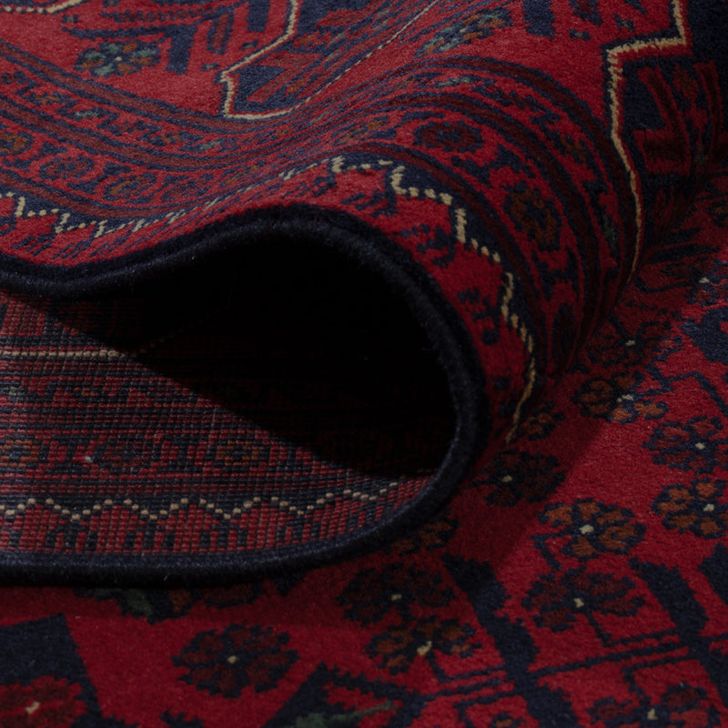 Afghan Rug - Kunduz - 290 x 197 cm - dark red