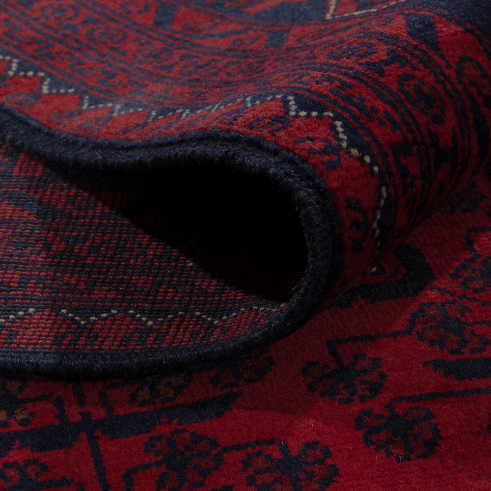 Afghan Rug - Kunduz - 295 x 200 cm - dark red