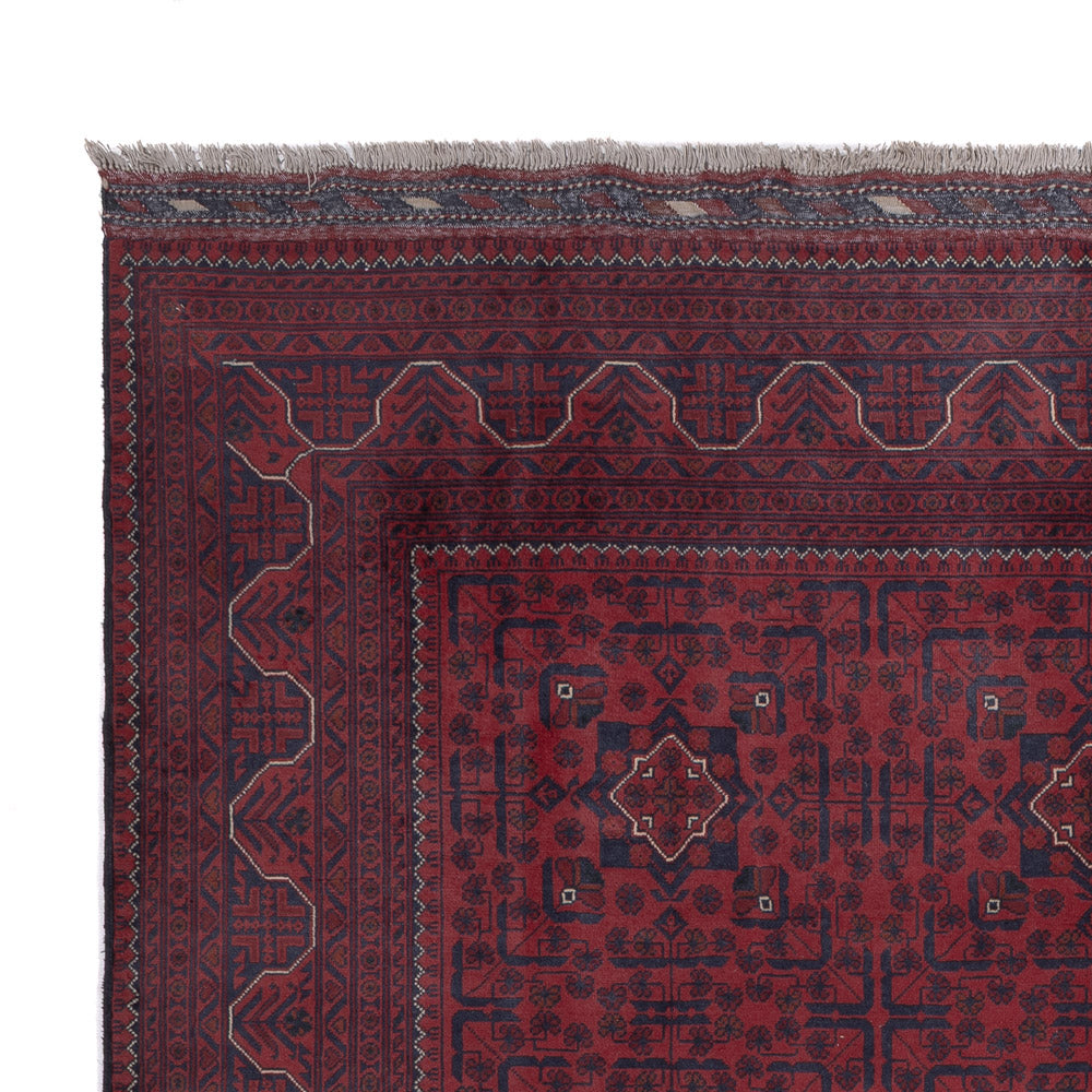 Afghan Rug - Kunduz - 292 x 200 cm - dark red