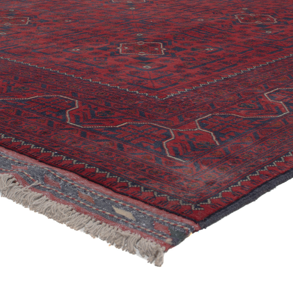 Afghan Rug - Kunduz - 292 x 200 cm - dark red