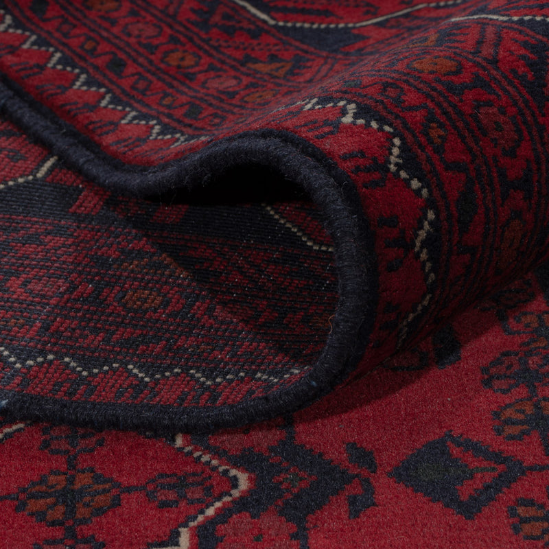 Afghan Rug - Kunduz - 301 x 196 cm - dark red