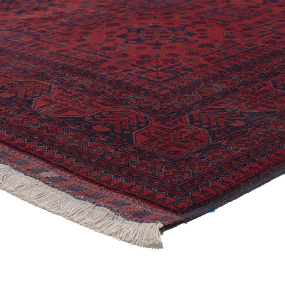 Afghan Rug - Royal - 293 x 202 cm - dark red