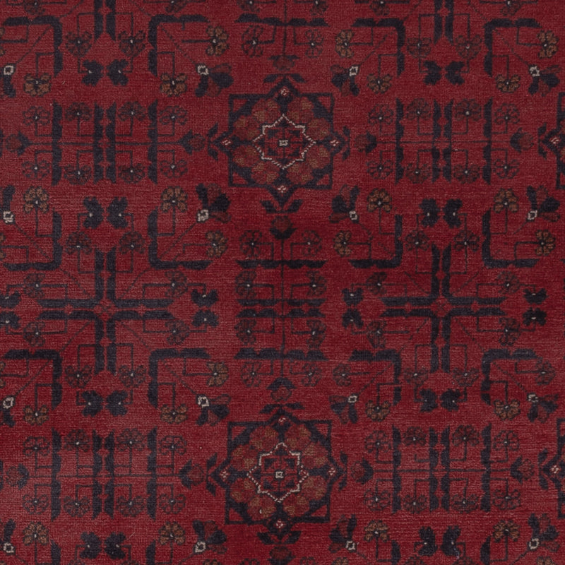 Afghan Rug - Kunduz - 306 x 196 cm - dark red