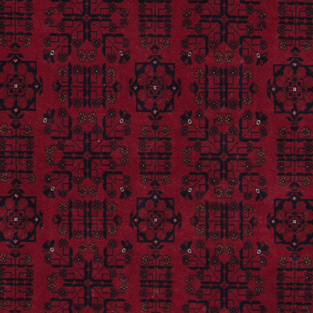 Afghan Rug - Royal - 298 x 206 cm - dark red
