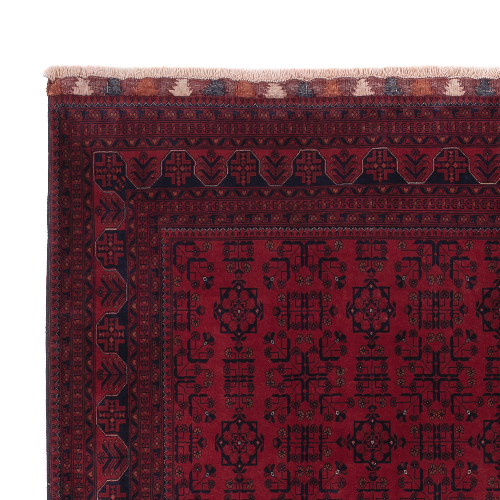 Afghan Rug - Royal - 298 x 206 cm - dark red