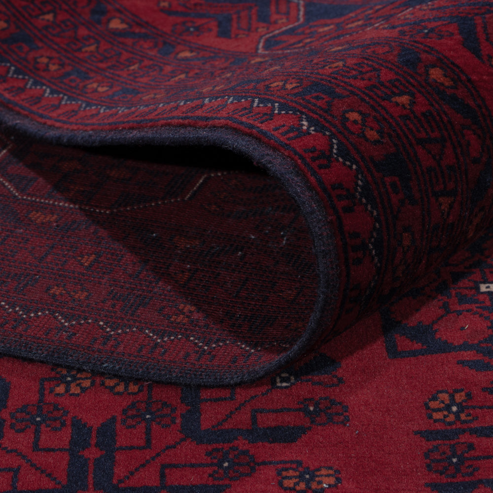 Afghan Rug - Royal - 298 x 206 cm - dark red