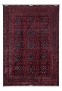 Afghan Rug - Royal - 296 x 200 cm - dark red