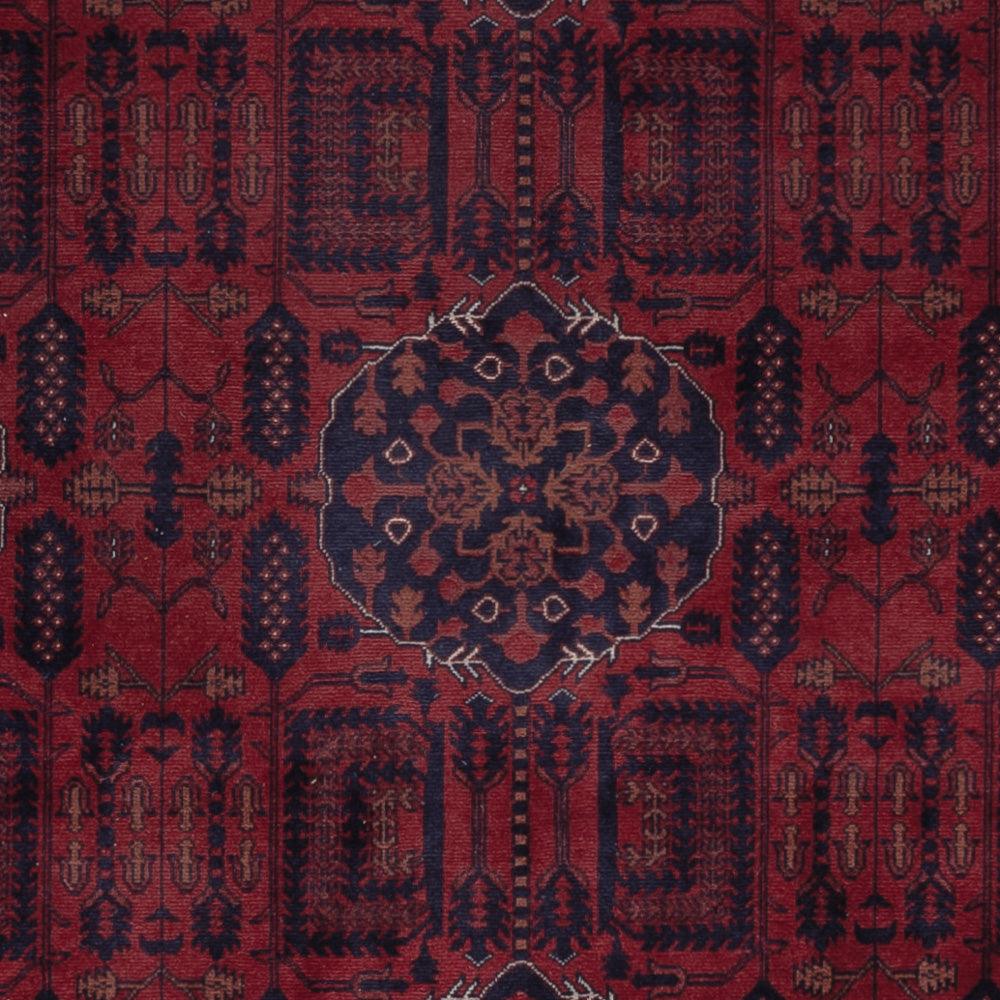 Afghan Rug - Royal - 296 x 200 cm - dark red