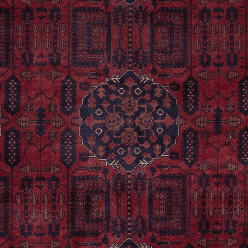 Afghan Rug - Royal - 296 x 200 cm - dark red