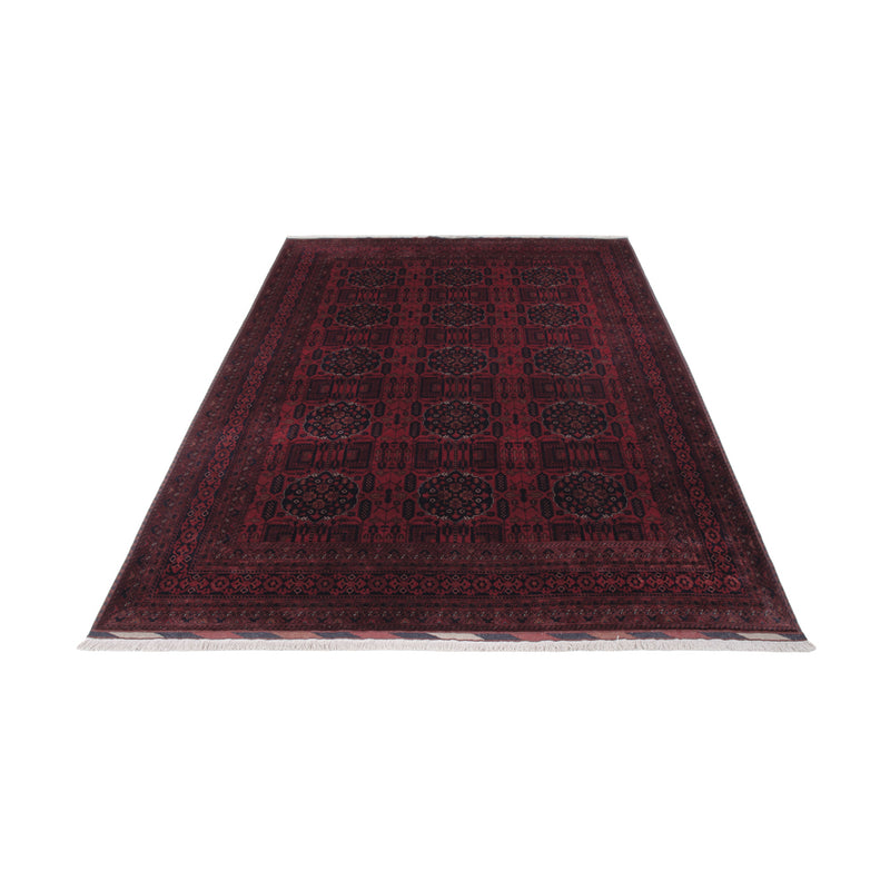 Afghan Rug - Royal - 296 x 200 cm - dark red