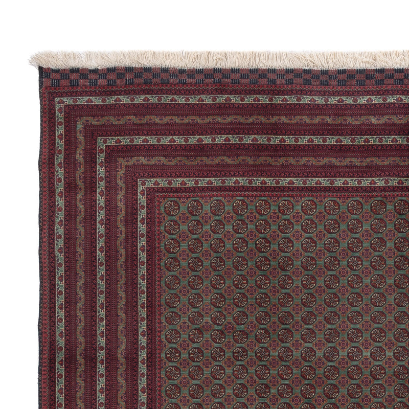 Afghan Rug - Royal - 291 x 200 cm - dark red